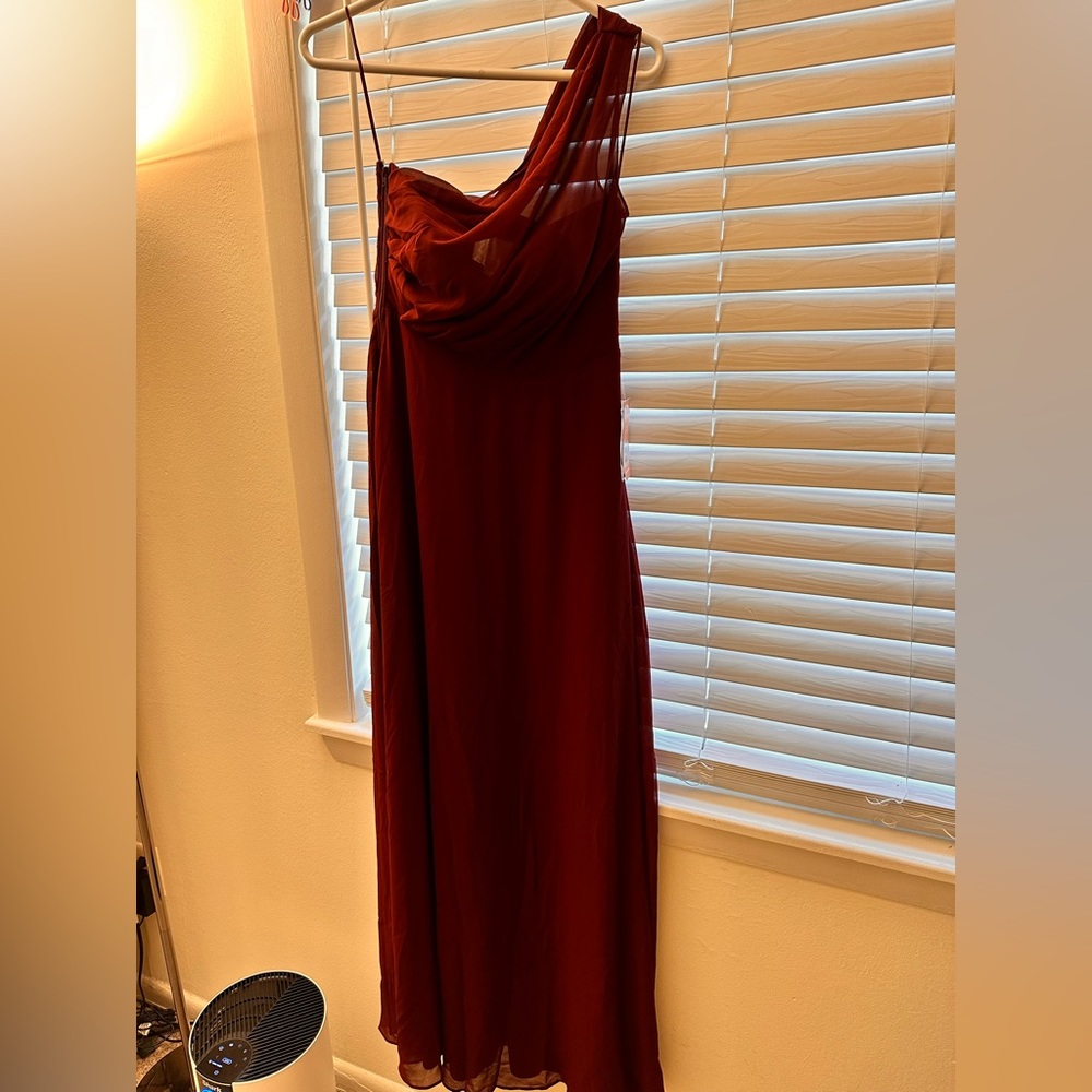 Birdy Grey Kira Chiffon Cabernet. Size small tags on never worn